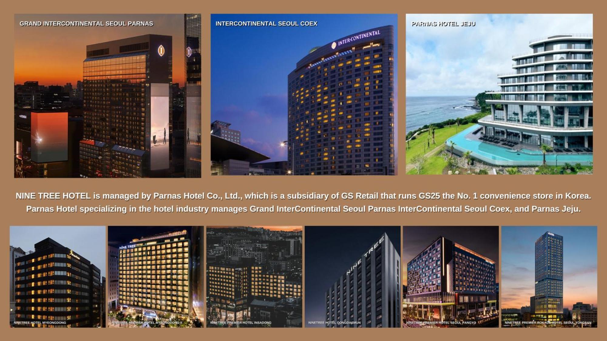 Hotel Nine Tree By Parnas Seoul Myeongdong 1 Exterior foto
